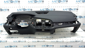 Торпедо передняя панель без AIRBAG BMW X5 G05 19-23 черная, тычки, вмятины