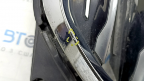 Решетка радиатора grill в сборе BMW X5 G05 19-23 с жалюзи дефлектором радиатора 3.0T с моторчиком, X-LINE, под камеру 360, хром, песок, вздулся хром