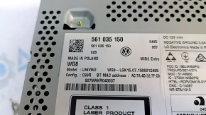 Головное устройство VW Jetta 15-17 USA 6 кнопок, царапина