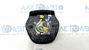 Подушка безопасности airbag в руль водительская BMW X5 G05 19-26 кожа черная, ржавый пиропатрон