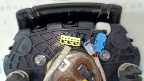 Подушка безопасности airbag в руль водительская BMW X5 G05 19-26 кожа черная, ржавый пиропатрон