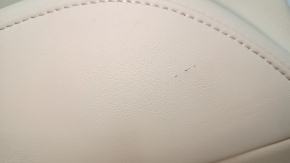 Обшивка двери карточка задняя левая Lexus RX350 RX450h 10-12 беж с беж вставкой кожа, подлокотник беж кожа, без пищалки, задиры, царапины