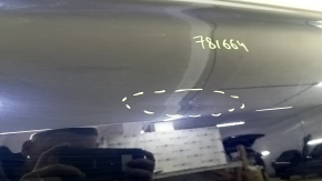 Дверь в сборе передняя левая Lexus RX350 RX450h 10-15 keyless, синий 8U0, примятость