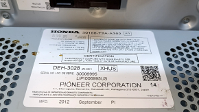 CD-changer, Радио, Магнитофон в сборе Honda Accord 13-17 с дефлекторами, полез хром