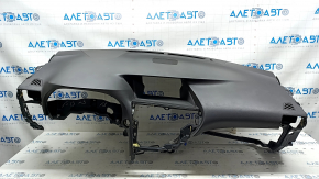 Торпедо передняя панель с AIRBAG Lexus RX350 RX450h 10-15 темно-коричневая, ржавый пиропатрон