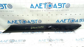 Montant frontal dreapta Nissan Rogue 21-24 negru lucios, denivelari, zgarieturi