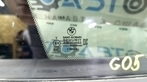 Форточка глухое стекло задняя левая BMW X5 G05 19-26 с хром молдингом, царапины