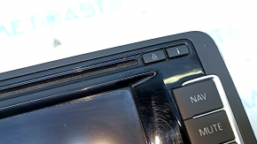 Монитор, дисплей, навигация VW Beetle 12-19 царапины, отсутствует накладка кнопки