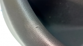 Garnitura portiera fata dreapta BMW X5 G05 19-23 piele neagra, insert lemn Alu Mesheffect, cotiera piele neagra, cu maner si tampoane cap la cap, dent, zgarieturi