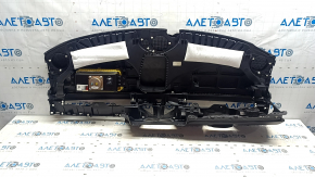 Торпедо передняя панель с AIRBAG Tesla Model 3 18- кожа черн, с накладкой под динамики, ржавый пирапатрон