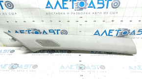 Накладка передней стойки правая Nissan Rogue 21-26 серая под пищалку, BOSE, под чистку