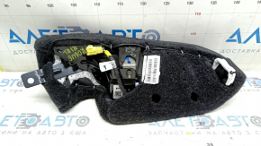 Подушка безопасности airbag заднего левого сиденья Nissan Rogue 21-26 кожа, черная