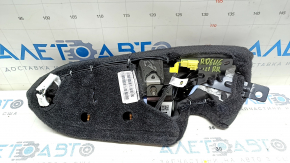 Подушка безопасности airbag заднего правого сиденья Nissan Rogue 21-26 кожа, черная
