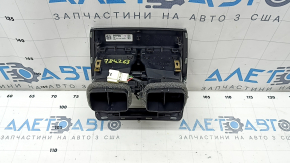 Дефлектор воздуховода центральной консоли с накладкой BMW X5 G05 19-26 черный глянец под 4 зонное управление, царапины