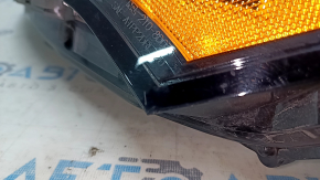Поворотник ДХО левый Nissan Rogue 21-26 галоген + LED us built, сломано крепление, песок, мелкие царапины