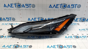Поворотник ДХО левый Nissan Rogue 21-26 галоген + LED JP built