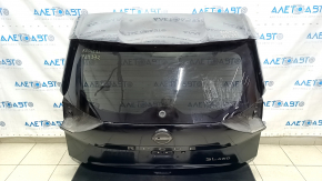 Дверь багажника голая со стеклом Nissan Rogue 21-26 черный KH3, под электропривод и keyless, с проводкой