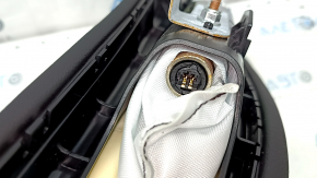 Подушка безопасности airbag заднего левого сиденья BMW X5 G05 19-23 кожа черная, царапина