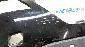 Бампер передний голый Nissan Rogue 21-23 под 6 парктроников, черный, царапина, нештатные отверстия