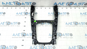 Накладка центральной консоли BMW X5 G05 19-26 под дерево Fineline Stripe, без крышки, царапины