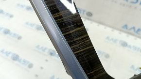Накладка центральной консоли BMW X5 G05 19-26 под дерево Fineline Stripe, без крышки, царапины