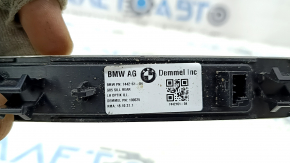 Insertie prag spate stanga BMW X5 G05 19-23 crom BMW, cu iluminare din spate, zgarieturi, oxidat