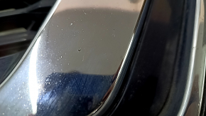 Решетка радиатора grill Nissan Rogue 21-23 под камеру, песок, тычки