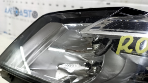 Фара передняя левая в сборе Nissan Rogue 21-26 LED SL, SV, песок