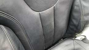 Обшивка водительского сиденья BMW X5 G05 19-22 кожа черная, с подогревом, Sport, под химчистку, отрезаны фишки, царапина