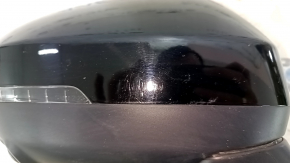 Oglinda laterala dreapta complet Nissan Rogue 21-22 SV JP construit, 11+1 pini, camera, BSM, semnal de viraj, negru, zgarieturi