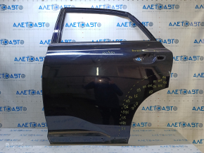 Дверь голая задняя левая Lexus RX450h 10-15 hybrid, синий 214, после ремонта