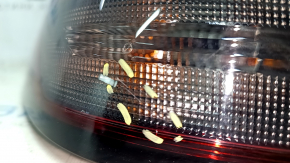 Фонарь внешний крыло левый Nissan Rogue 21-26 галоген + LED, царапина