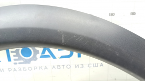 Decorație arc aripă dreapta spate Nissan Rogue 21-24 US construit, structură, zgârieturi, crăpătură în fixare