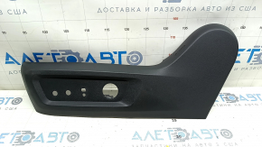Накладка боковая водительского сидения левая Nissan Rogue 21-26 черная, под электро