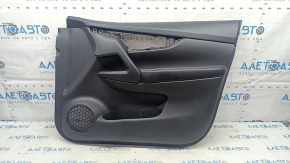 Garnitură portiere față dreapta Nissan Rogue 14-16 negru, inserție din grafit, crestat