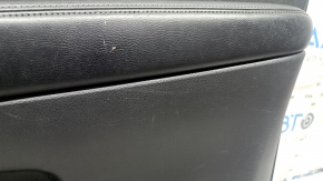 Garnitură portiere față dreapta Nissan Rogue 14-16 negru, inserție din grafit, crestat