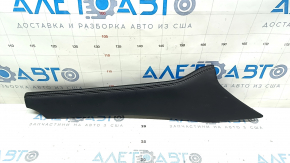 Накладка центральной консоли боковая верхняя правая Nissan Rogue 21-26 кожа, черная