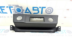 Decorația panoului frontal central inferior Nissan Rogue 21-24 negru