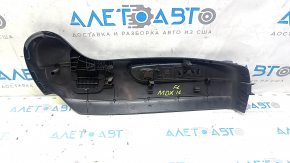 Накладка боковая водительского сидения левая Acura MDX 14-20 черная, с заглушкой