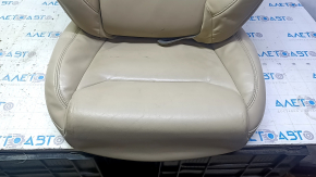 Обшивка пассажирского сиденья Tesla Model X 16-21 кожа бежевая