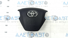 Se folosește airbag în volanul șoferului Toyota Highlander 14-19 negru, ruginit pyropatron, crom
