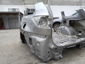 Четверть крыло задняя левая Toyota Highlander 14-19 под BSM, на кузове, серебро, тычка
