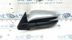 Зеркало боковое левое в сборе Toyota Highlander 14-19 7 пинов, поворотник, подогрев, BSM, серебро