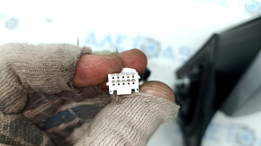 Зеркало боковое левое в сборе Toyota Highlander 14-19 7 пинов, поворотник, подогрев, BSM, серебро