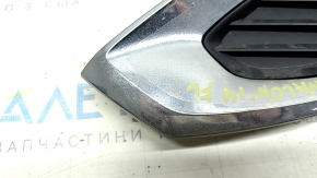 Решетка бампера левая Toyota Avalon 13-15 с вставкой, песок