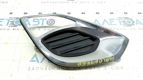 Решетка бампера правая Toyota Avalon 13-15 с вставкой, песок