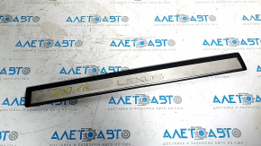 Garnitură prag față dreapta exterioară Lexus ES300h ES350 13-18 crom, uzat