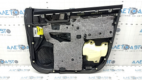 Garnitura portiere fata stanga Toyota Highlander 17-19 negru, inserare rosu inchis, mulaj gri, zgarieturi
