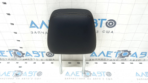 Tetiera fata stanga Toyota Highlander 14-19 piele neagra, cusaturi maro
