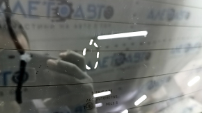 Дверь багажника голая со стеклом Nissan Rogue 14-20 тонировка, черный G41, со стоп сигналом, обрезана проводка, царапины настекле